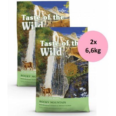 Taste of the Wild Rocky Mountain Feline 2 x 6,6 kg – Zboží Mobilmania