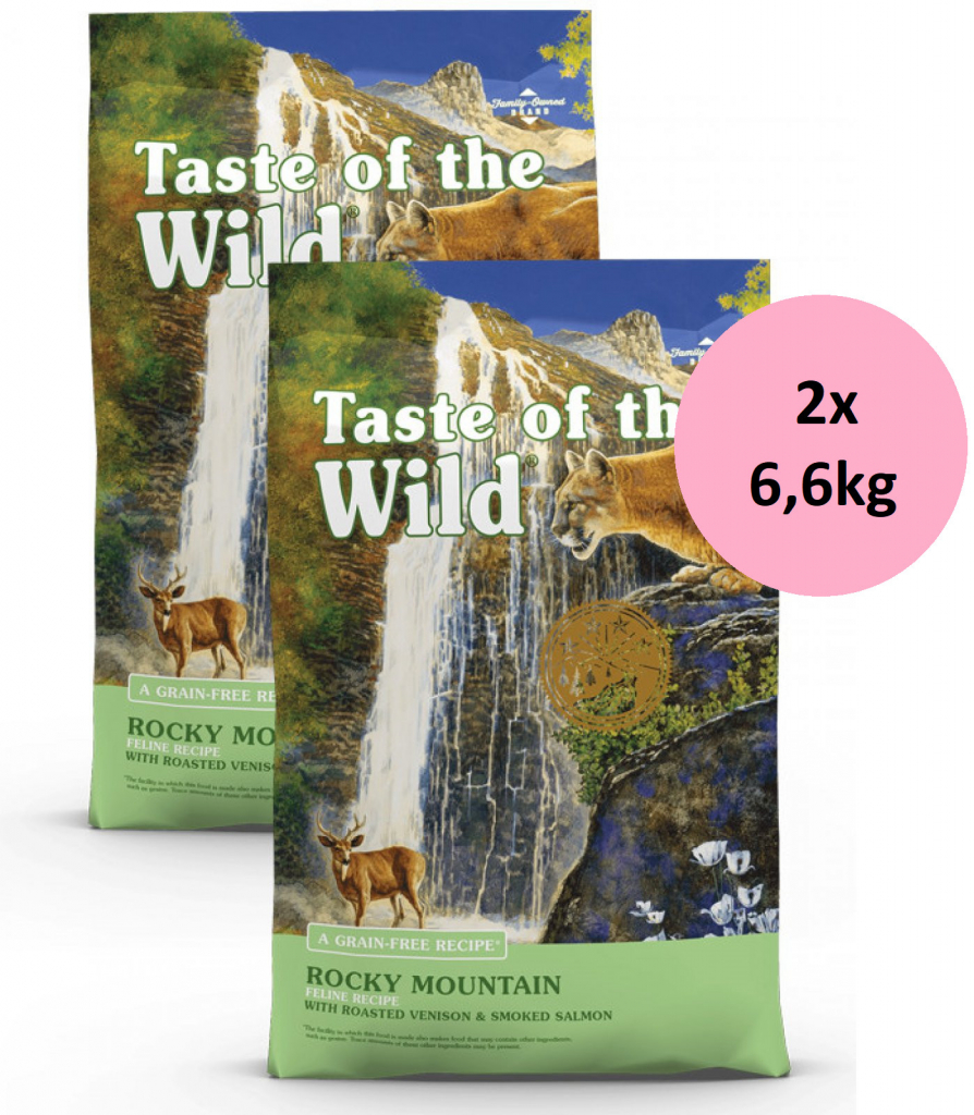 Taste of the Wild Rocky Mountain Feline 2 x 6,6 kg