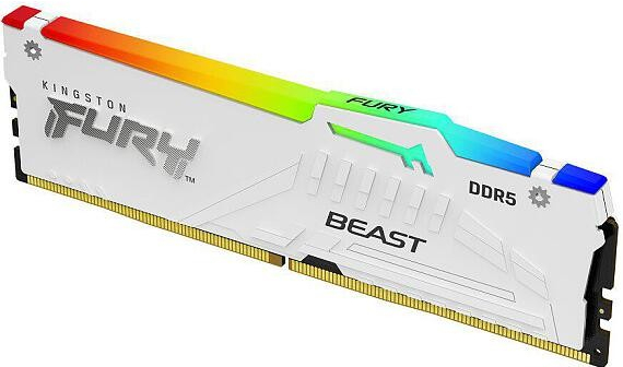 Kingston FURY Beast EXPO/DDR5/32GB/6000MHz/CL36/1x32GB/RGB/White KF560C36BWEA-32