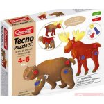 QUERCETTI Tecno Puzzle medvěd + los 26 ks – Zboží Mobilmania