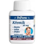 MedPharma Křemík 30 mg + Biotin + Paba 107 tablet – Hledejceny.cz