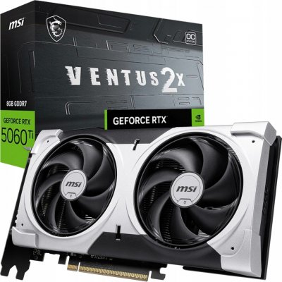 MSI GeForce RTX 5060 Ti 8G VENTUS 2X OC PLUS – Hledejceny.cz