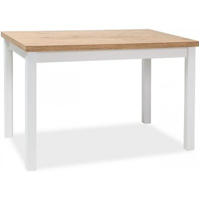 Signal Jídelní stůl Adam 100 x 60 cm, dub lancelot / bílá – Hledejceny.cz