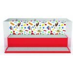 LEGO® 4070 VITRÍNA KONTEJNER PRO MINIFIGURKY ČERVENÁ – Zboží Dáma