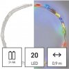 Vánoční osvětlení Emos LED vánoční nano řetěz, 1,9 m, 2x AA, vnitřní, rGB nebo CCT, časovač D3AM04