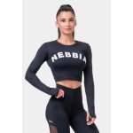 Nebbia Sporty HERO crop top 585 black – Sleviste.cz