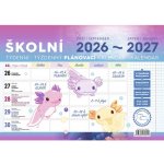 Školní plánovací s háčkem 30 x 21 cm 2027 – Zboží Dáma