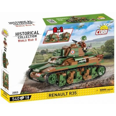 COBI 2553 WW II Francouzský lehký pěchotní tank Renault R 35 – Sleviste.cz