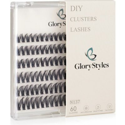 GloryStyles Samolepící segmentové řasy Invisible Band N137 dlouhé (10 - 16 mm) – Zboží Mobilmania