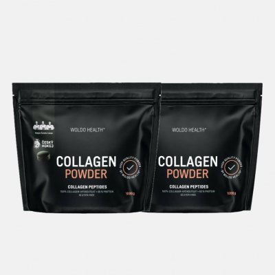 Woldohealth Čistý 100% hovězí kolagen 2 x 1 kg – Hledejceny.cz
