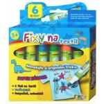 Fixy na textil voděodolné 6 ks – Zboží Dáma