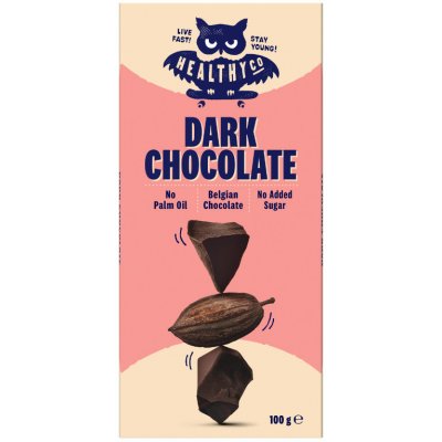 HealthyCo Chocolate hořká čokoláda 20 x 100 g – Zboží Mobilmania