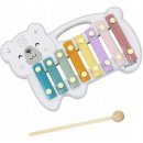 Dětská hudební hračka a nástroj Viga dřevěný xylofon polární medvěd