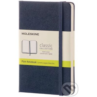 Moleskine Zápisník tvrdé desky A6 čistý modrý – Zboží Mobilmania