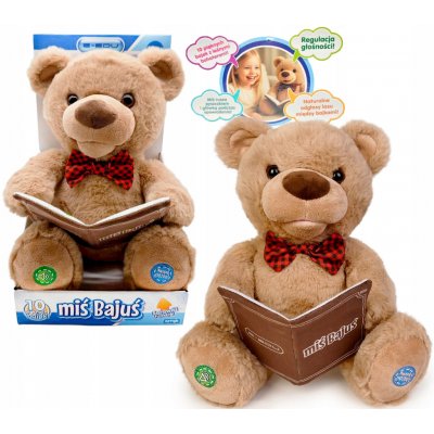 Artyk Mluvící medvídek Bajuś s pohádkami plyšák hračka hýbe hlavou a tlamou – Hledejceny.cz