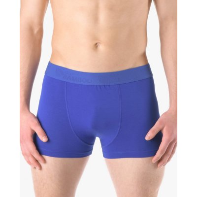 Bambusové šité boxerky s kratší nohavičkou a gumou ecobamboo černé 73126P – Zboží Mobilmania