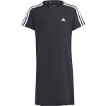 adidas Essentials 3-stripes Dress dívčí šaty černá – Zboží Dáma