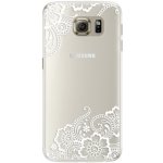 Pouzdro iSaprio White Lace 02 - Samsung Galaxy S6 Edge – Sleviste.cz