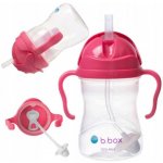 b.box hrneček s brčkem malinový 240 ml – Zboží Mobilmania