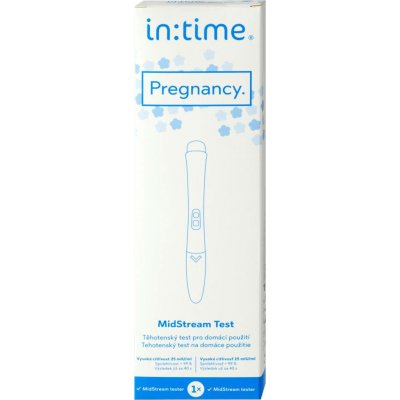 Intime Pregnancy MidStream těhotenský test 1 ks – Hledejceny.cz