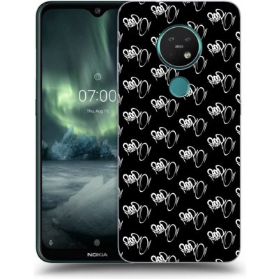 Pouzdro Picasee silikonové Nokia 7.2 - Separ - White On Black černé – Zboží Mobilmania