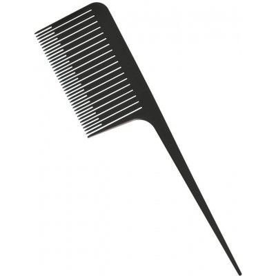 Xanitalia hřeben Xan melírovací vysoký jednostranný černý 23 cm – Zboží Dáma