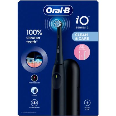 Oral-B iO Series 2 Black + cestovní obal – Zbozi.Blesk.cz