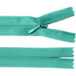 Spirálový zip no.3 skrytý nerozepínací 20cm - více barev color: 636 zelenomodrá – Hledejceny.cz