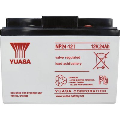 YUASA NP24-12 24Ah 12V – Zbozi.Blesk.cz