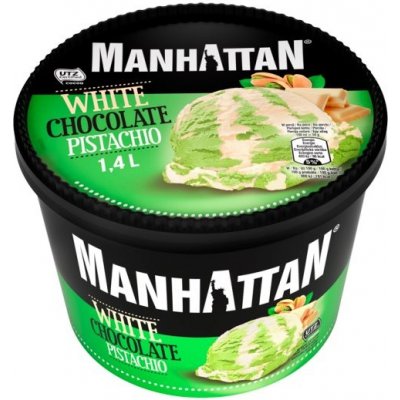 Manhattan White Chocolate Pistachio 1400 ml – Zbozi.Blesk.cz