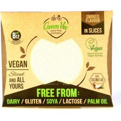 Greenvie Veganská alternativa sýru uzená gouda plátky 180 g