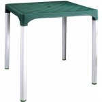 Mega Plast, plastový stůl VIVA, 72 x 72 x 72 cm, tmavě zelený – Hledejceny.cz