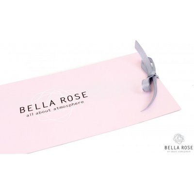 Bella Rose Dárkový poukaz v obálce 1000 Kč, šedá barva, papír