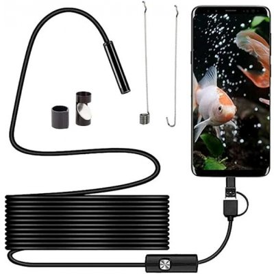 MDS Inspekční kamera endoskopická Full HD s USB a microUSB konektorem - 5 m/8 mm – Zboží Dáma