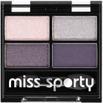 Miss Sporty Quattro oční stíny 402 Smoky Green Eyes 3,2 g – Zboží Dáma