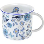 Český porcelán Dubí Hrnek Tina MODŘÍ PTÁCI 380 ml – Zboží Dáma