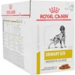 Royal Canin Veterinary Health Nutrition Dog Urinary S/O Moderate Calorie in Gravy 12 x 100 g – Zboží Mobilmania