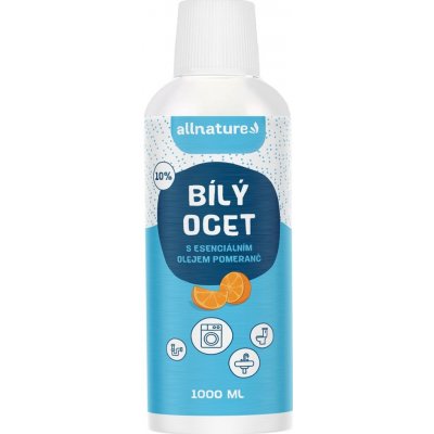 ALLNATURE Bílý ocet 10% s vůní pomeranče 1000 ml – Zboží Dáma