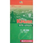 KRYM, Ukrajina - Jalta - Alušta (rusky), mapa 1:50.000, КРИМ, Україна - Ялта - Алушта (рос.), Карта 1: 50 000 – Hledejceny.cz