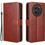 Crazy knížkové pouzdro na Realme 12 5G/12x 5G hnědé – Zboží Živě