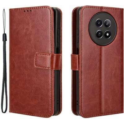 Crazy knížkové pouzdro na Realme 12 5G/12x 5G hnědé – Zboží Živě