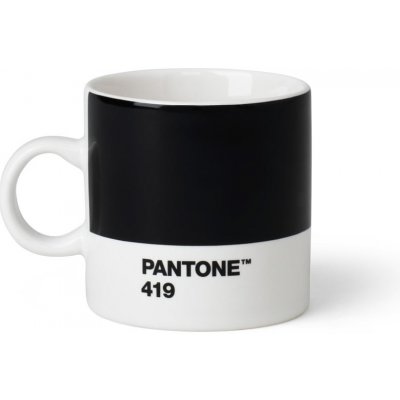 Pantone Černý keramický hrnek na espresso Espresso Black 419 120 ml – Zbozi.Blesk.cz