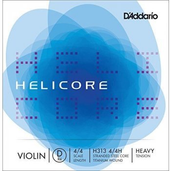 D'Addario Helicore Violin Single D String 4/4 Scale Heavy Tension