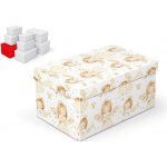 Krabice dárková vánoční B-V011-G 28x18x14cm – Zboží Dáma