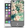 Pouzdro a kryt na mobilní telefon Apple Pouzdro HEAD CASE Apple iPhone 6 a 6S MIX FLORAL STRIPES