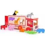 Bigjigs Toys auto se zvířátky safari – Zbozi.Blesk.cz