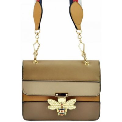 Bessie dámská crossbody kabelka Včelka GRLBL-035B hnědá