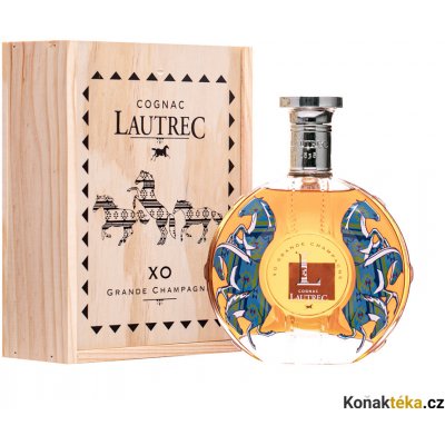 Lautrec Cognac XO Grande Champagne 40% 0,7 l (kazeta) – Zboží Mobilmania