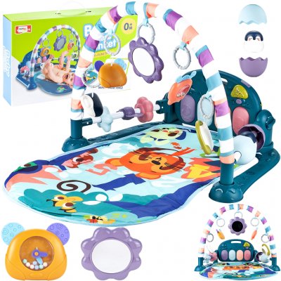 Majlo Toys Hrací deka s piankem Tygřík modrá – Hledejceny.cz