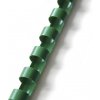 Obálka plastový hřbet 14mm zelená 100ks